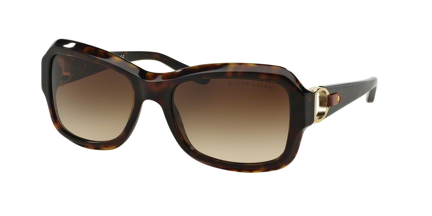 Ralph Lauren RL8107Q Rectangle Sunglasses  500313-DARK HAVANA 55-18-135 - Color Map havana
