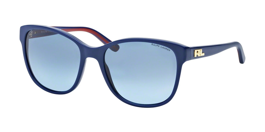 Ralph Lauren RL8123 Square Sunglasses  54598F-BLU NAVY 56-18-140 - Color Map blue