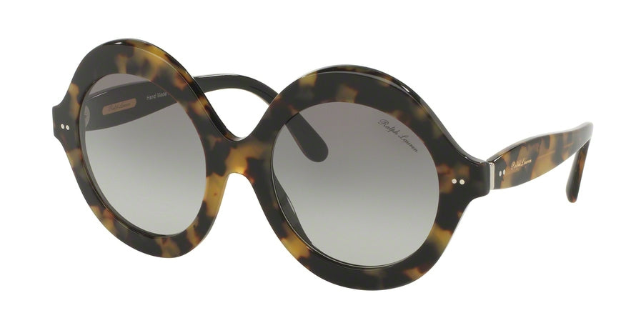Ralph Lauren RL8140 Round Sunglasses  501011-TOP SPOTTY HAVANA/BLACK 54-21-140 - Color Map havana