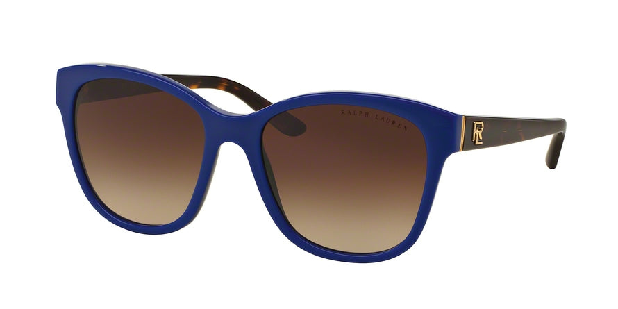 Ralph Lauren RL8143 Square Sunglasses  554713-SHINY BLUE NAVY 55-18-140 - Color Map blue