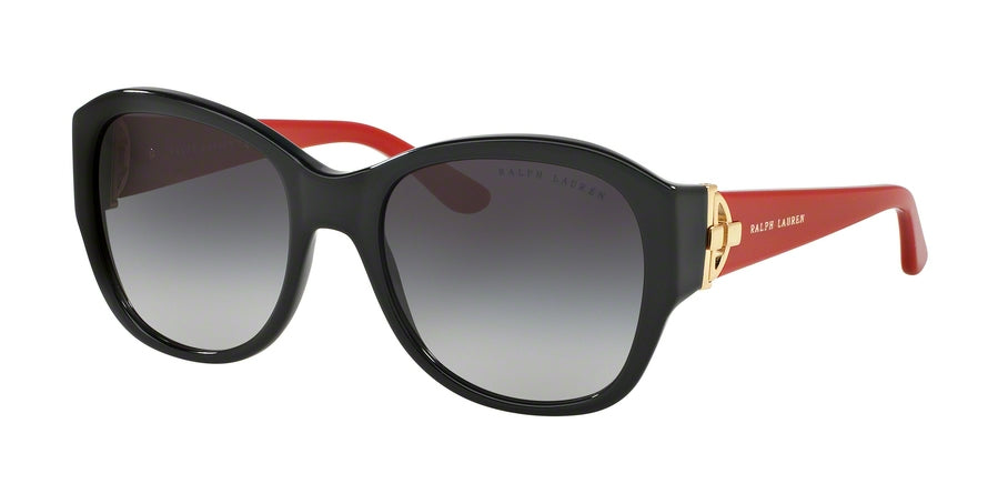 Ralph Lauren RL8148 Square Sunglasses  50018G-BLACK 55-19-135 - Color Map black