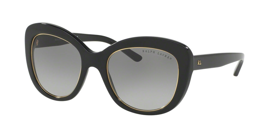 Ralph Lauren RL8149 Butterfly Sunglasses  500111-BLACK 53-20-140 - Color Map black