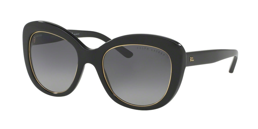 Ralph Lauren RL8149 Butterfly Sunglasses  5001T3-BLACK 53-20-140 - Color Map black