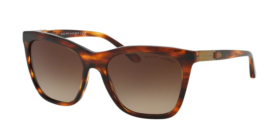 Ralph Lauren RL8151Q Square Sunglasses  500713-STRIPED HAVANA 55-17-140 - Color Map havana