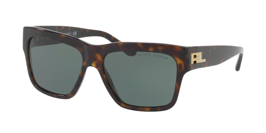 Ralph Lauren RL8154 Square Sunglasses  500371-DARK HAVANA 56-15-135 - Color Map havana