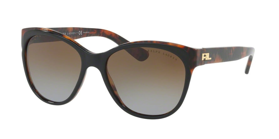 Ralph Lauren RL8156 Cat Eye Sunglasses  5260T5-TOP BLACK/HAVANA JERRY 57-17-140 - Color Map black
