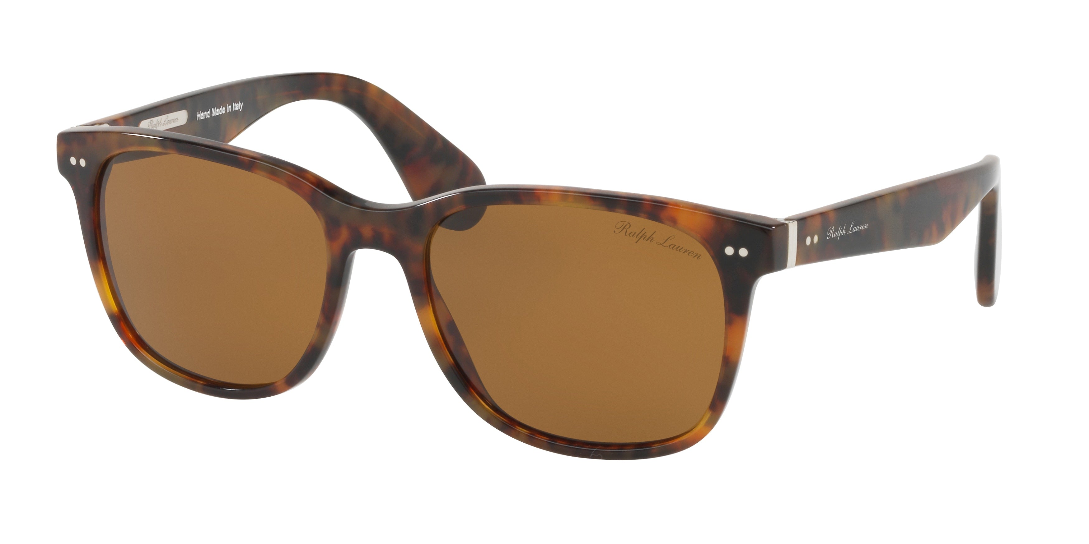 Ralph Lauren RL8162P Square Sunglasses  501753-Shiny Jerry Havana 56-145-18 - Color Map Tortoise