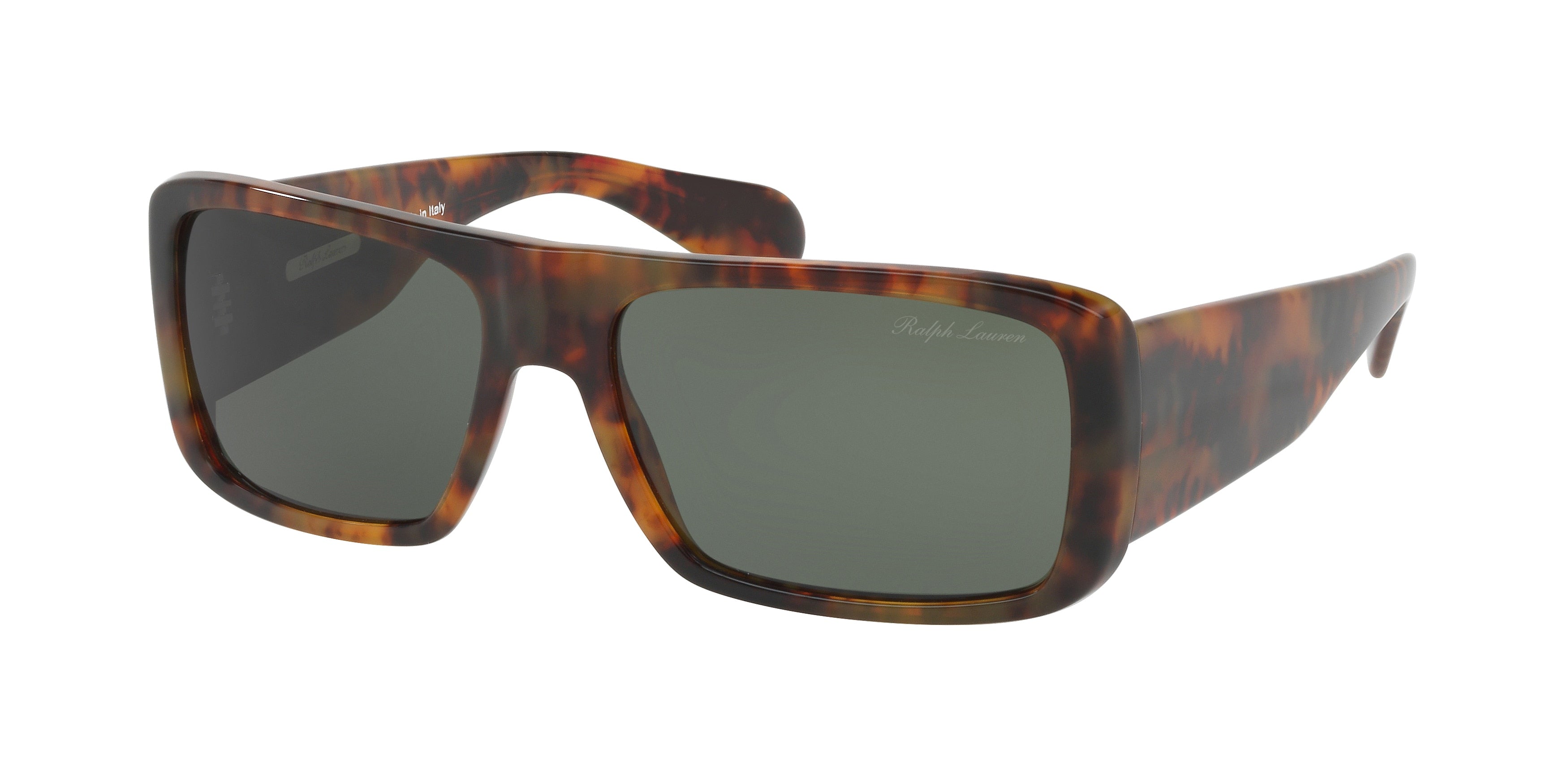 Ralph Lauren RL8163P Rectangle Sunglasses  501752-Shiny Jerry Havana 57-140-16 - Color Map Tortoise