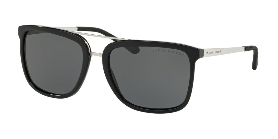 Ralph Lauren RL8164 Square Sunglasses  500187-BLACK 58-18-145 - Color Map black