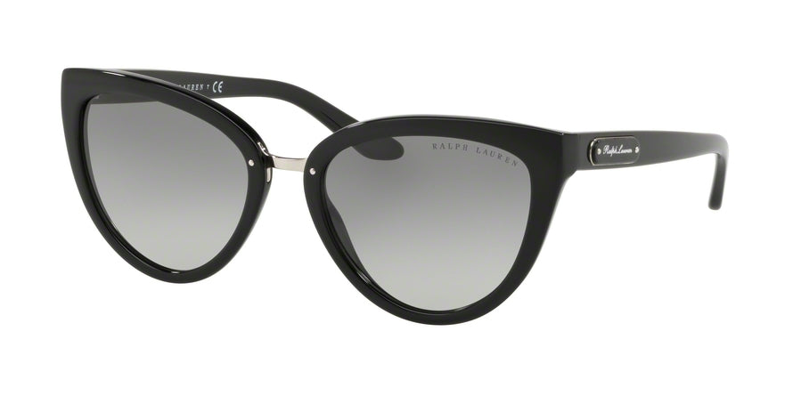 Ralph Lauren RL8167 Cat Eye Sunglasses  500111-BLACK 55-19-140 - Color Map black