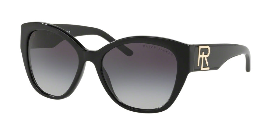 Ralph Lauren RL8168 Butterfly Sunglasses  50018G-BLACK 55-17-140 - Color Map black
