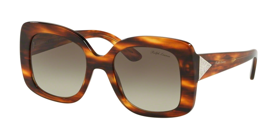 Ralph Lauren RL8169 Square Sunglasses  50078E-STRIPED HAVANA 51-20-140 - Color Map havana