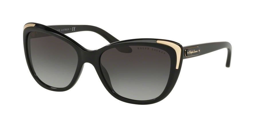 Ralph Lauren RL8171 Cat Eye Sunglasses  50018G-BLACK 56-17-140 - Color Map black