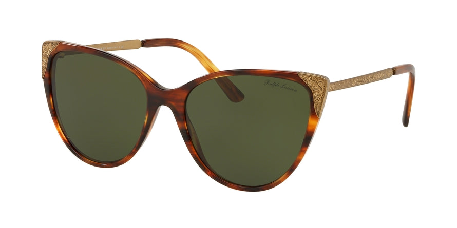 Ralph Lauren RL8172 Cat Eye Sunglasses  500771-STRIPED HAVANA 57-17-140 - Color Map havana