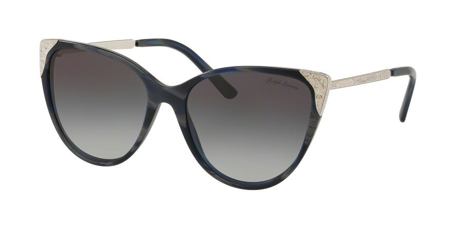 Ralph Lauren RL8172 Cat Eye Sunglasses  57248G-BLACK HORN VINTAGE EFFECT 57-17-140 - Color Map black