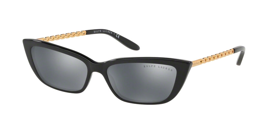 Ralph Lauren RL8173 Cat Eye Sunglasses  50016G-BLACK 55-15-140 - Color Map black