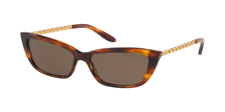 Ralph Lauren RL8173 Cat Eye Sunglasses  500773-STRIPPED HAVANA 55-15-140 - Color Map havana