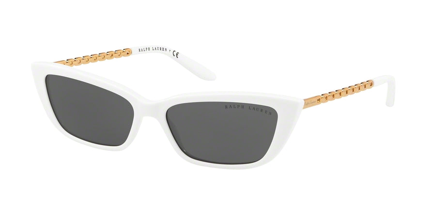 Ralph Lauren RL8173 Cat Eye Sunglasses  576187-WHITE 55-15-140 - Color Map white