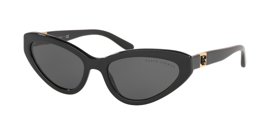 Ralph Lauren RL8176 Cat Eye Sunglasses  500187-BLACK 55-18-140 - Color Map black