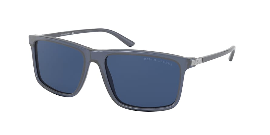 Ralph Lauren RL8182 Pillow Sunglasses  527680-TRANSPARENT BLUE 57-16-140 - Color Map blue