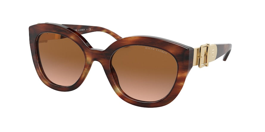 Ralph Lauren RL8185 Butterfly Sunglasses  500713-STRIPPED HAVANA 54-20-140 - Color Map havana