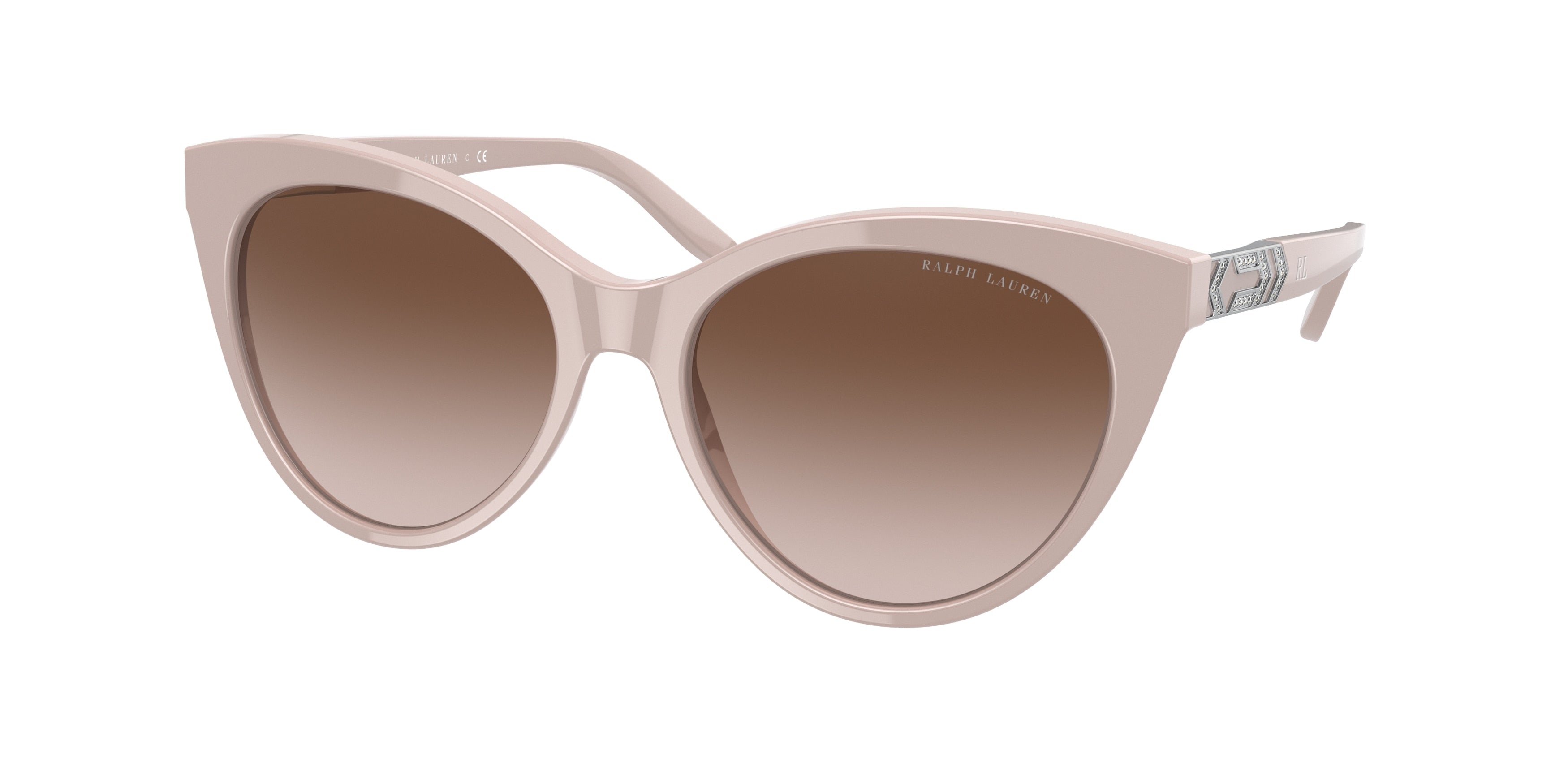 Ralph Lauren RL8195B Cat Eye Sunglasses  599613-Shiny Mauve 56-140-17 - Color Map Violet