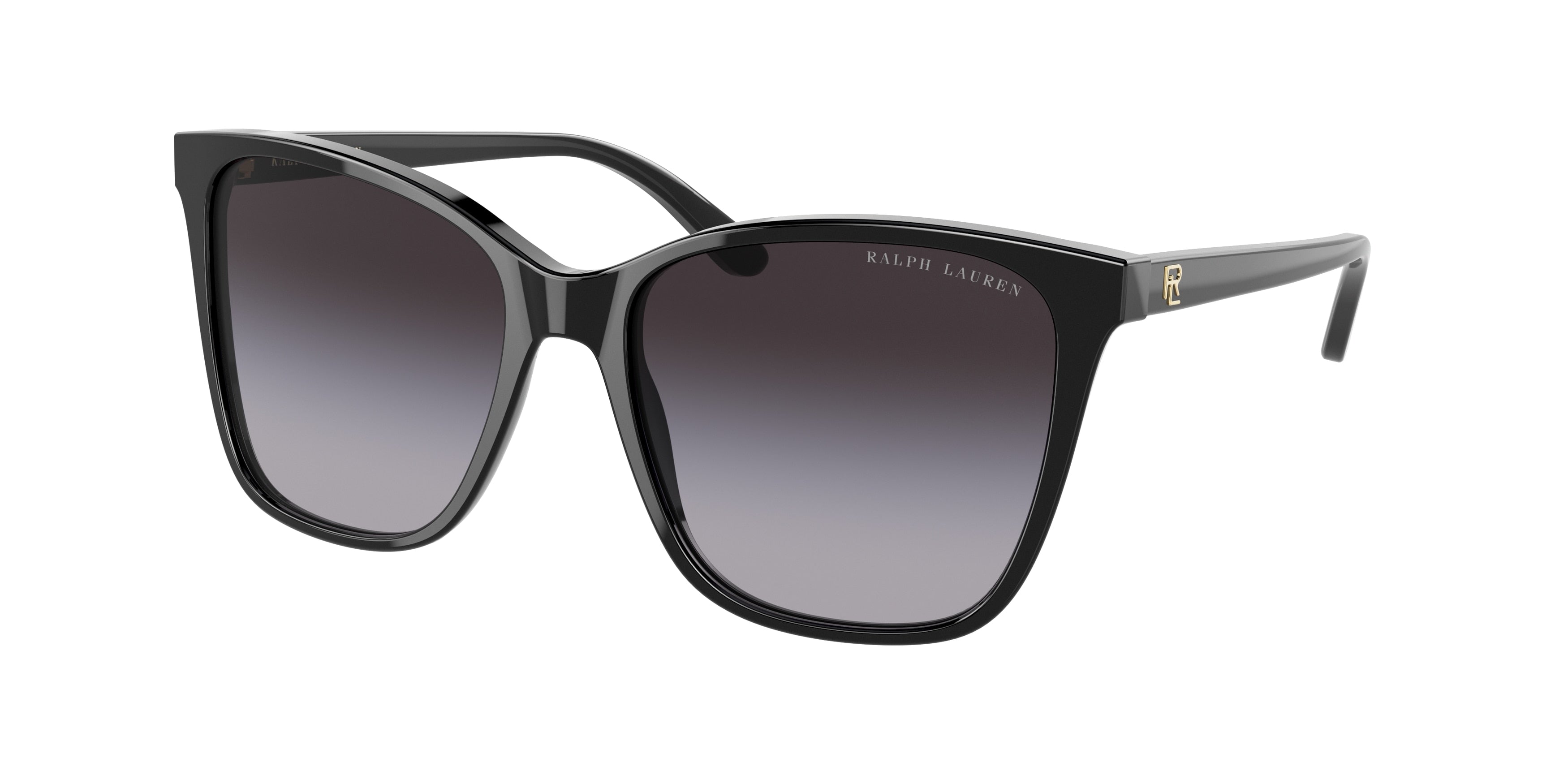 Ralph Lauren RL8201 Pillow Sunglasses  50018G-Shiny Black 56-140-17 - Color Map Black
