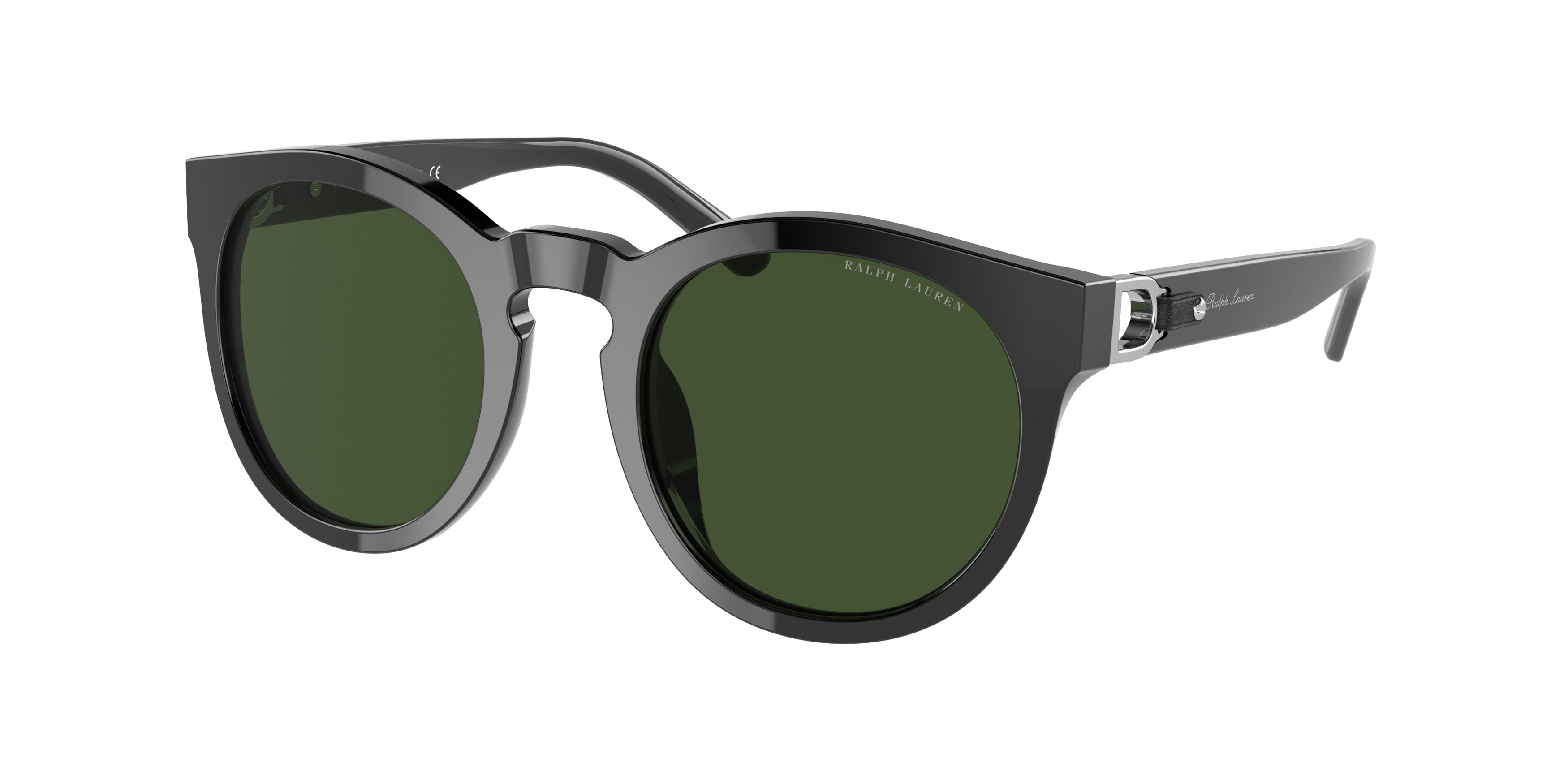 Ralph Lauren RL8204QU Phantos Sunglasses  500171-Shiny Black 50-145-22 - Color Map Black