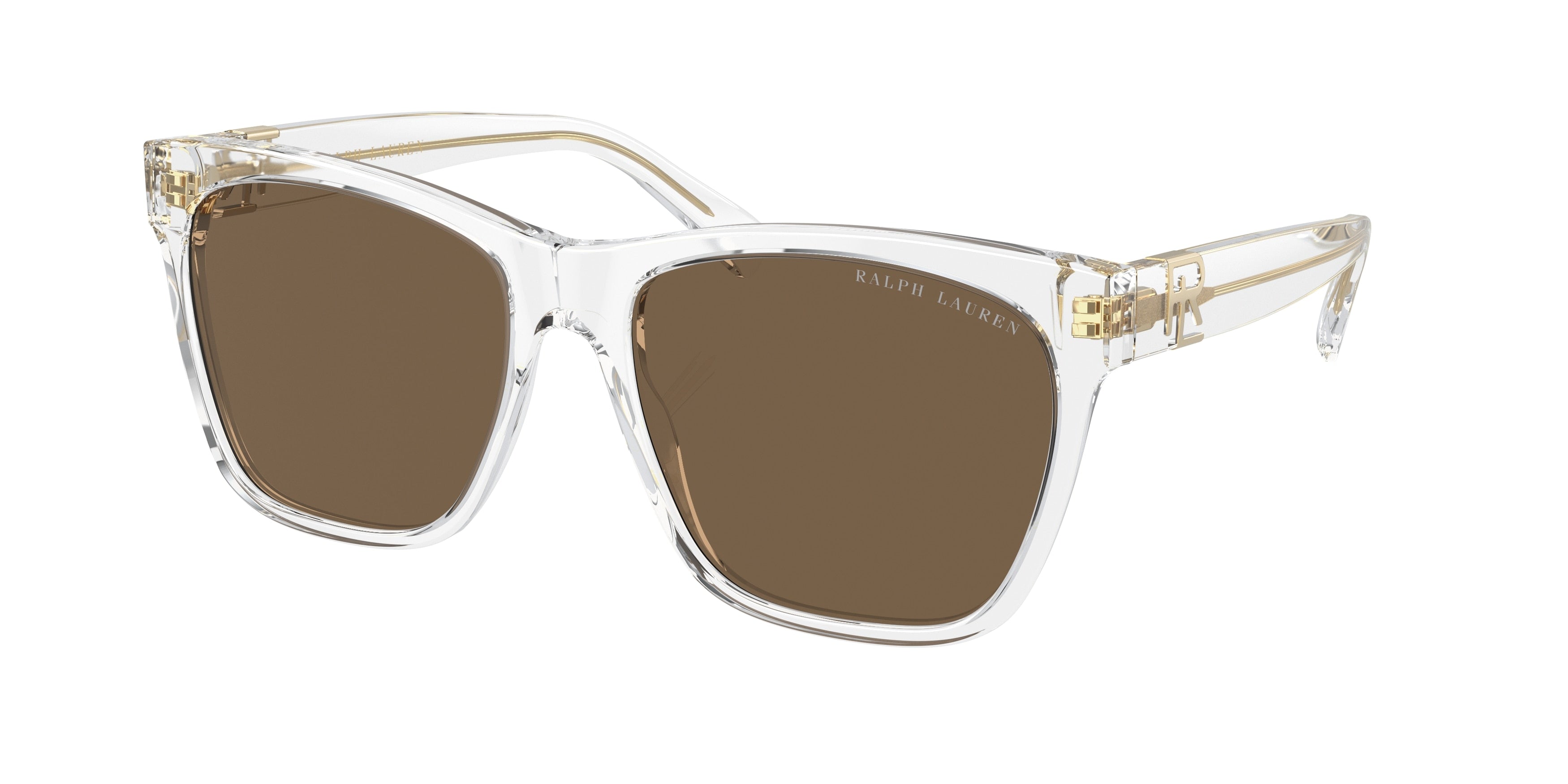Ralph Lauren THE RICKY II RL8212 Square Sunglasses  500273-Crystal 57-145-17 - Color Map White