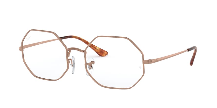 Ray-Ban Optical RX1972V Rectangle Eyeglasses  2943-COPPER 54-19-145 - Color Map bronze/copper