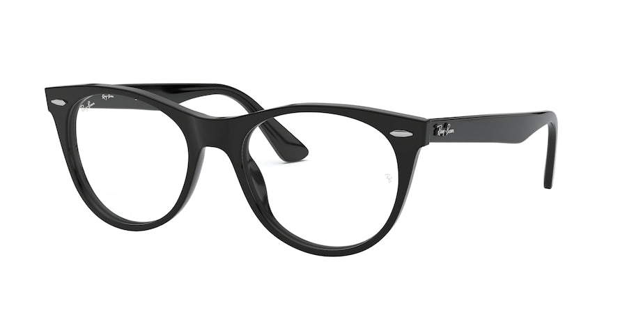 Ray-Ban Optical WAYFARER II RX2185VF Phantos Eyeglasses  2000-BLACK 52-18-150 - Color Map black