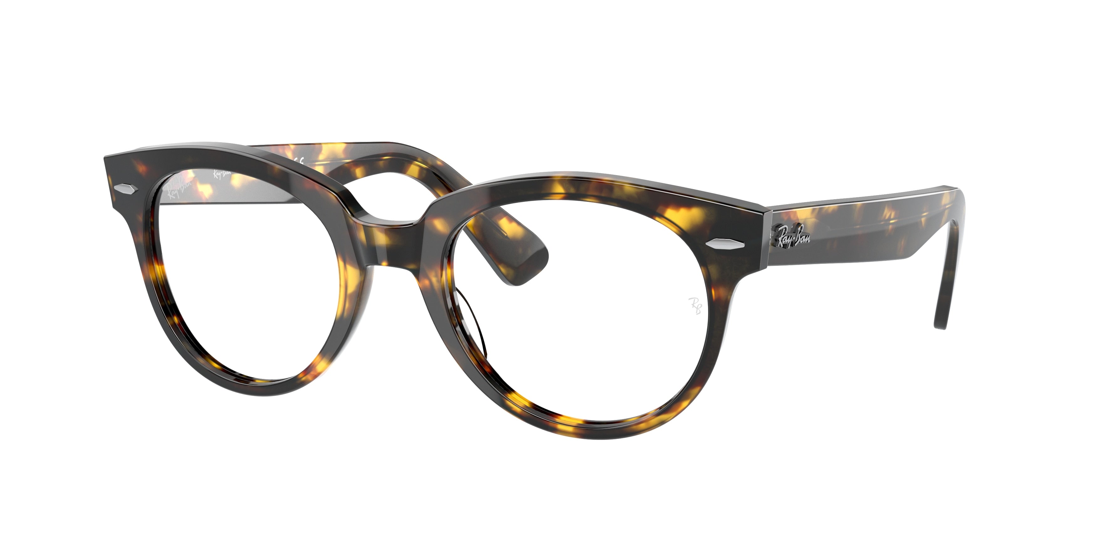 Ray-Ban Optical RX2199V Phantos Eyeglasses  8116-Yellow Havana 50-145-22 - Color Map Yellow