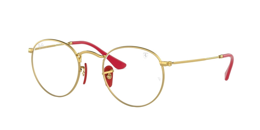 Ray-Ban Optical FERRARI RX3447VM Round Eyeglasses  F029-GOLD 50-21-145 - Color Map gold