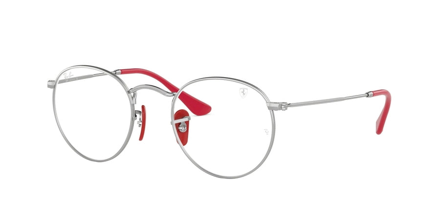 Ray-Ban Optical FERRARI RX3447VM Round Eyeglasses  F031-SILVER 50-21-145 - Color Map silver