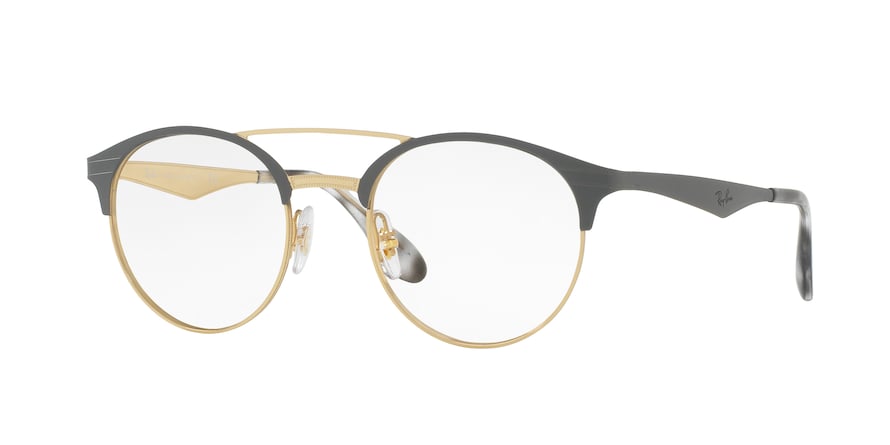 Ray-Ban Optical RX3545V Phantos Eyeglasses  2913-GOLD/MATTE GREY 49-20-140 - Color Map grey