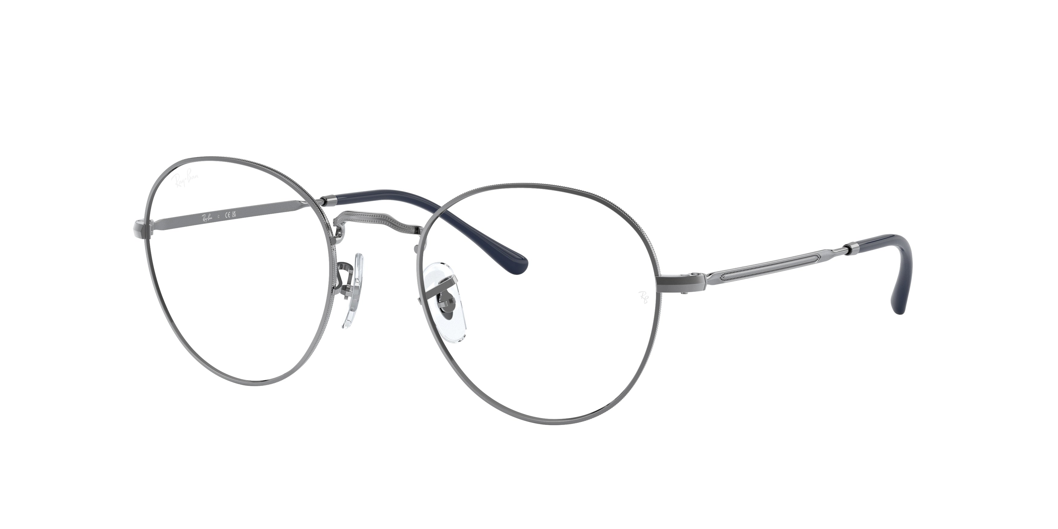 Ray-Ban Optical DAVID RX3582V Phantos Eyeglasses  2502-Gunmetal 49-140-20 - Color Map Grey