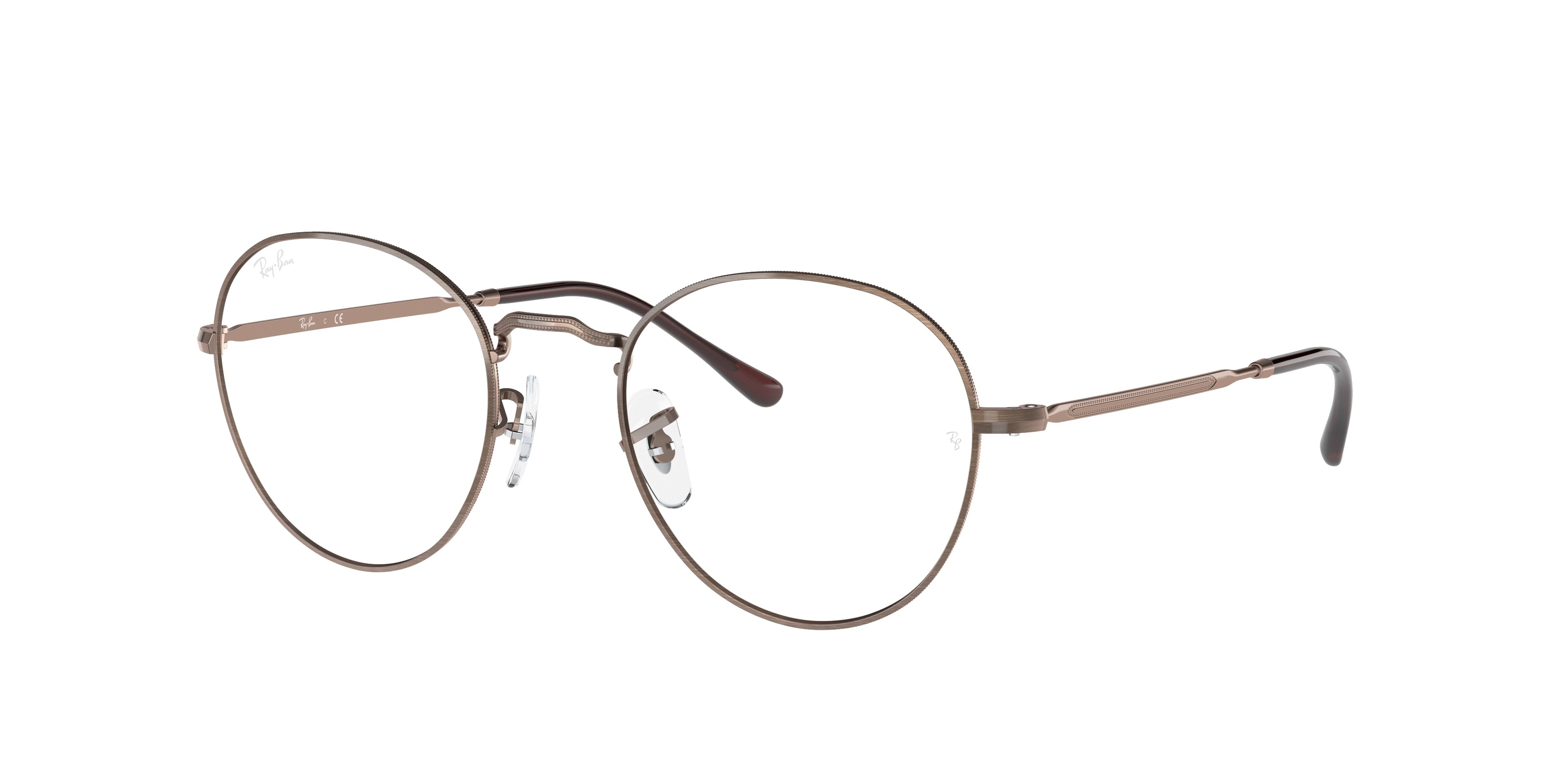 Ray-Ban Optical DAVID RX3582V Phantos Eyeglasses  3120-Bronze-Copper 51-140-20 - Color Map Copper