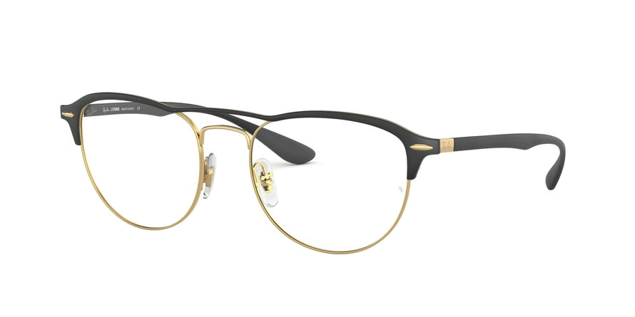 Ray-Ban Optical RX3596V Square Eyeglasses  2994-GOLD ON TOP MATTE BLACK 54-19-145 - Color Map black