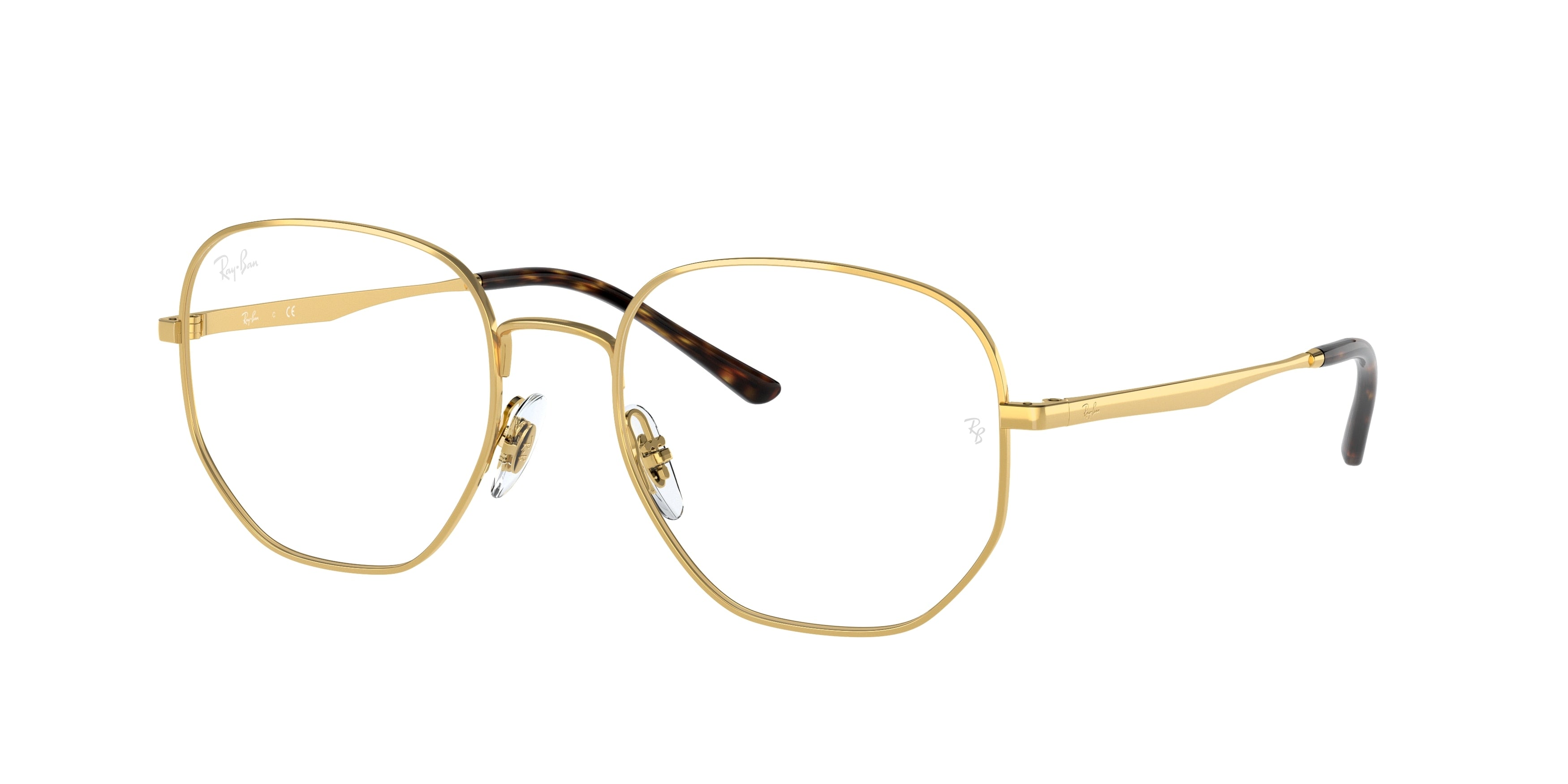 Ray-Ban Optical RX3682V Irregular Eyeglasses  2500-Gold 51-145-19 - Color Map Gold