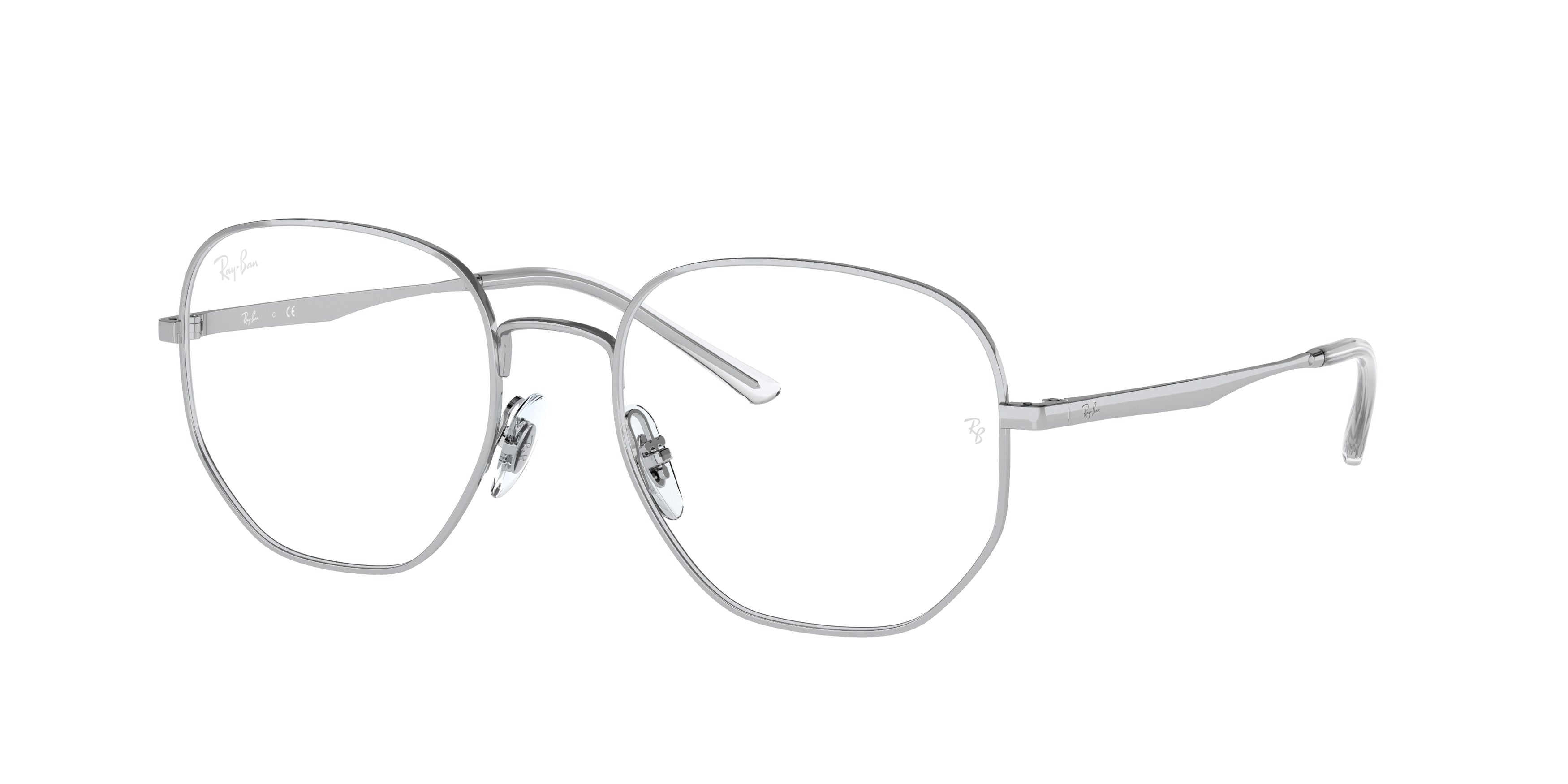 Ray-Ban Optical RX3682V Irregular Eyeglasses  2501-Silver 51-145-19 - Color Map Silver