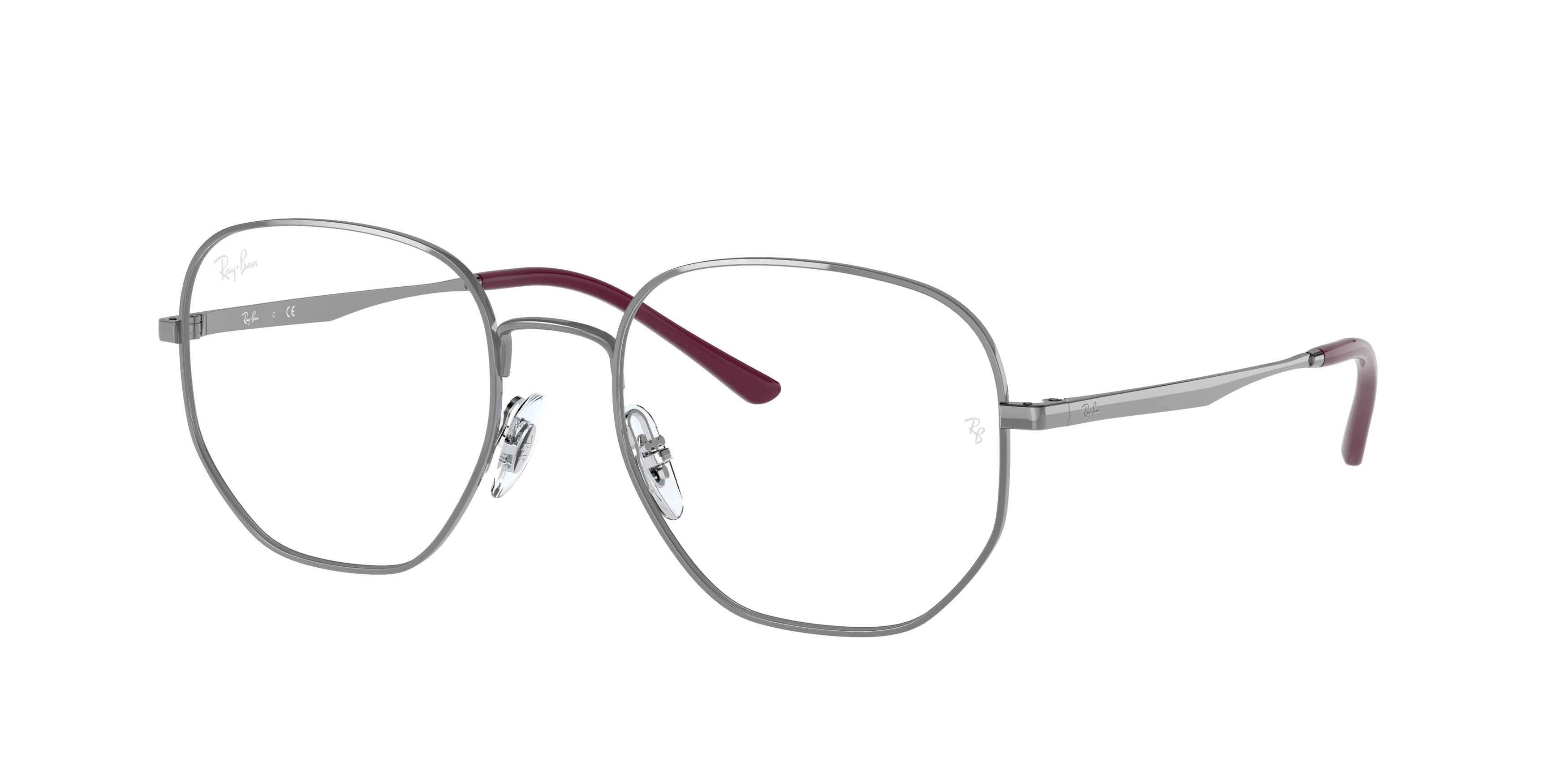 Ray-Ban Optical RX3682V Irregular Eyeglasses  2502-Gunmetal 51-145-19 - Color Map Grey