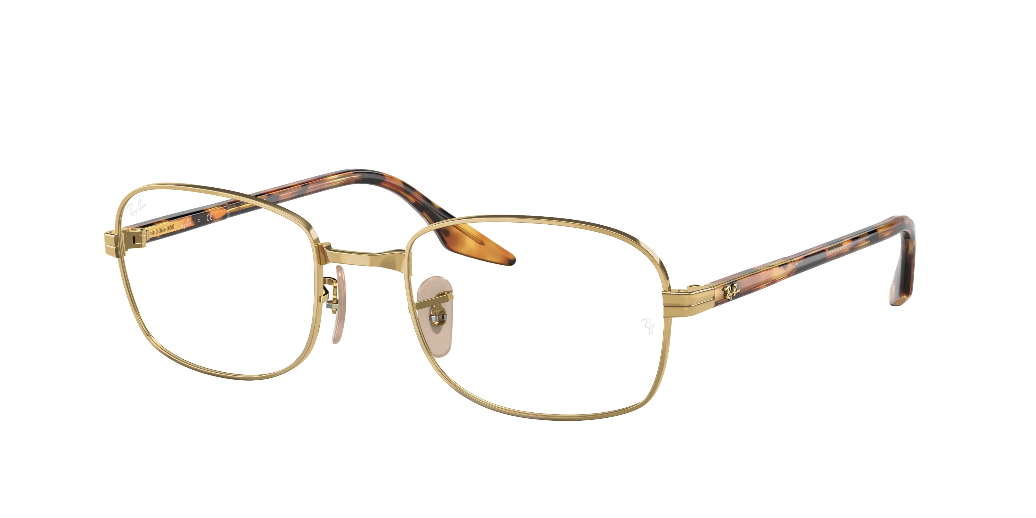 Ray-Ban Optical RX3690V Pillow Eyeglasses  2500-Gold 53-145-21 - Color Map Gold