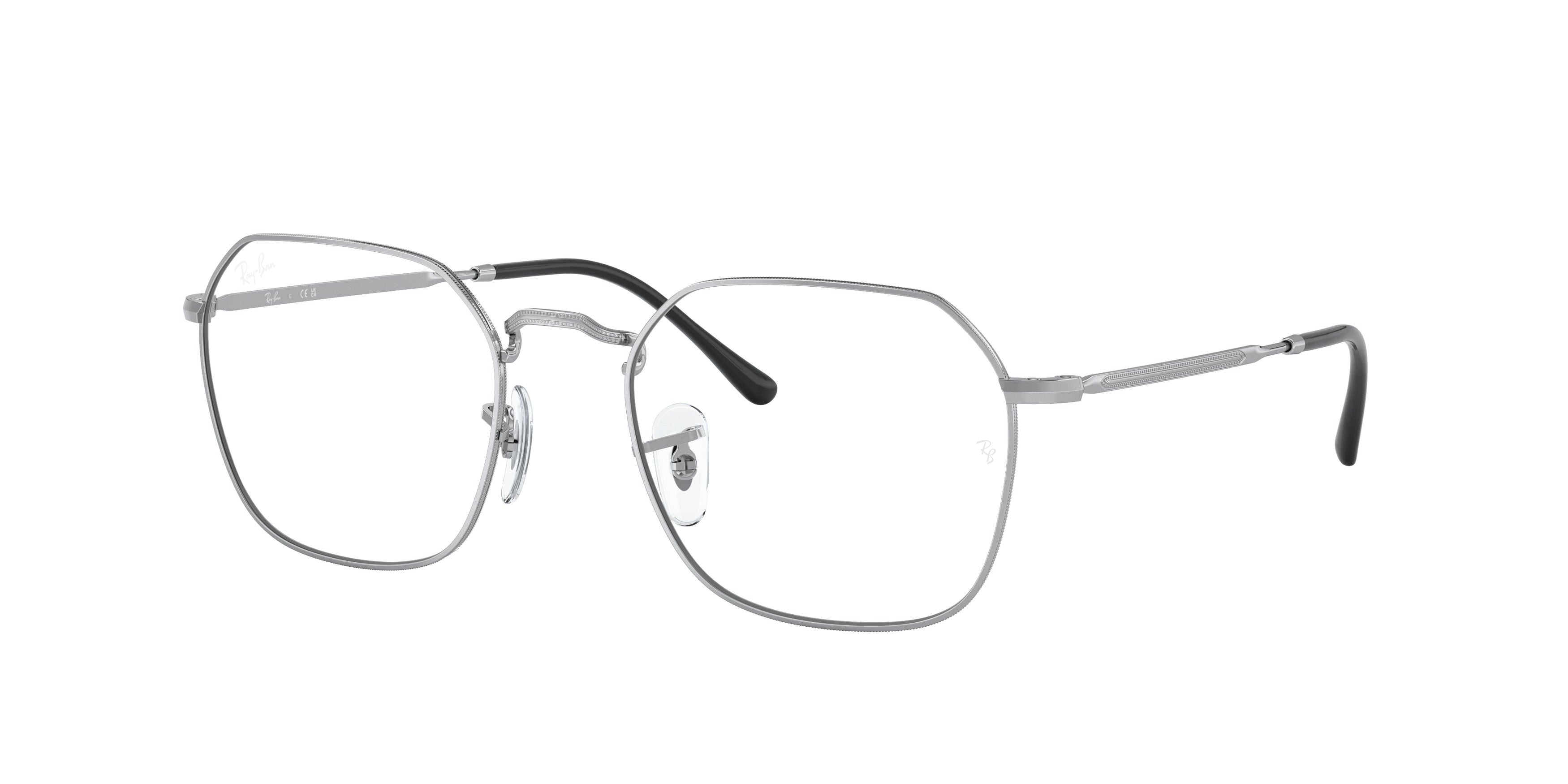 Ray-Ban Optical JIM RX3694V Irregular Eyeglasses  2501-Silver 53-140-20 - Color Map Silver