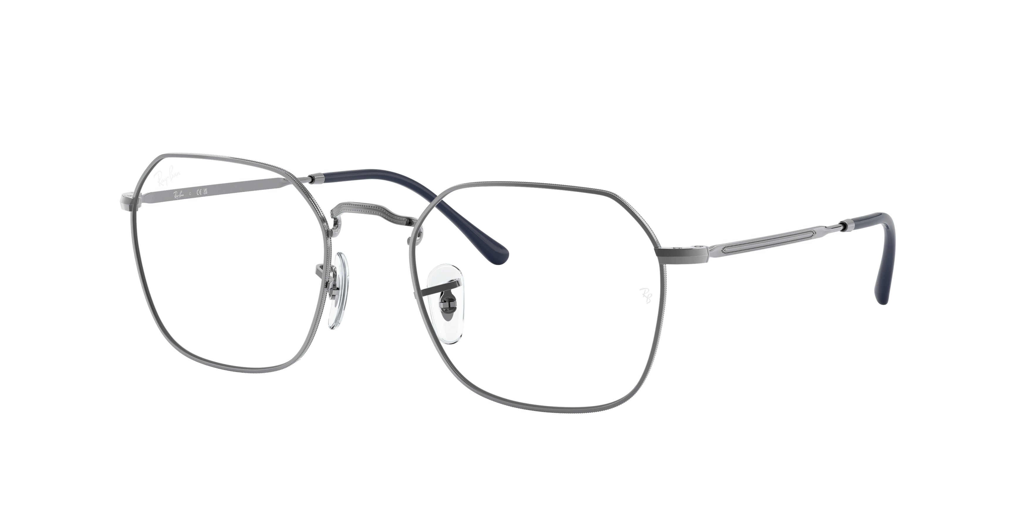 Ray-Ban Optical JIM RX3694V Irregular Eyeglasses  2502-Gunmetal 53-140-20 - Color Map Grey