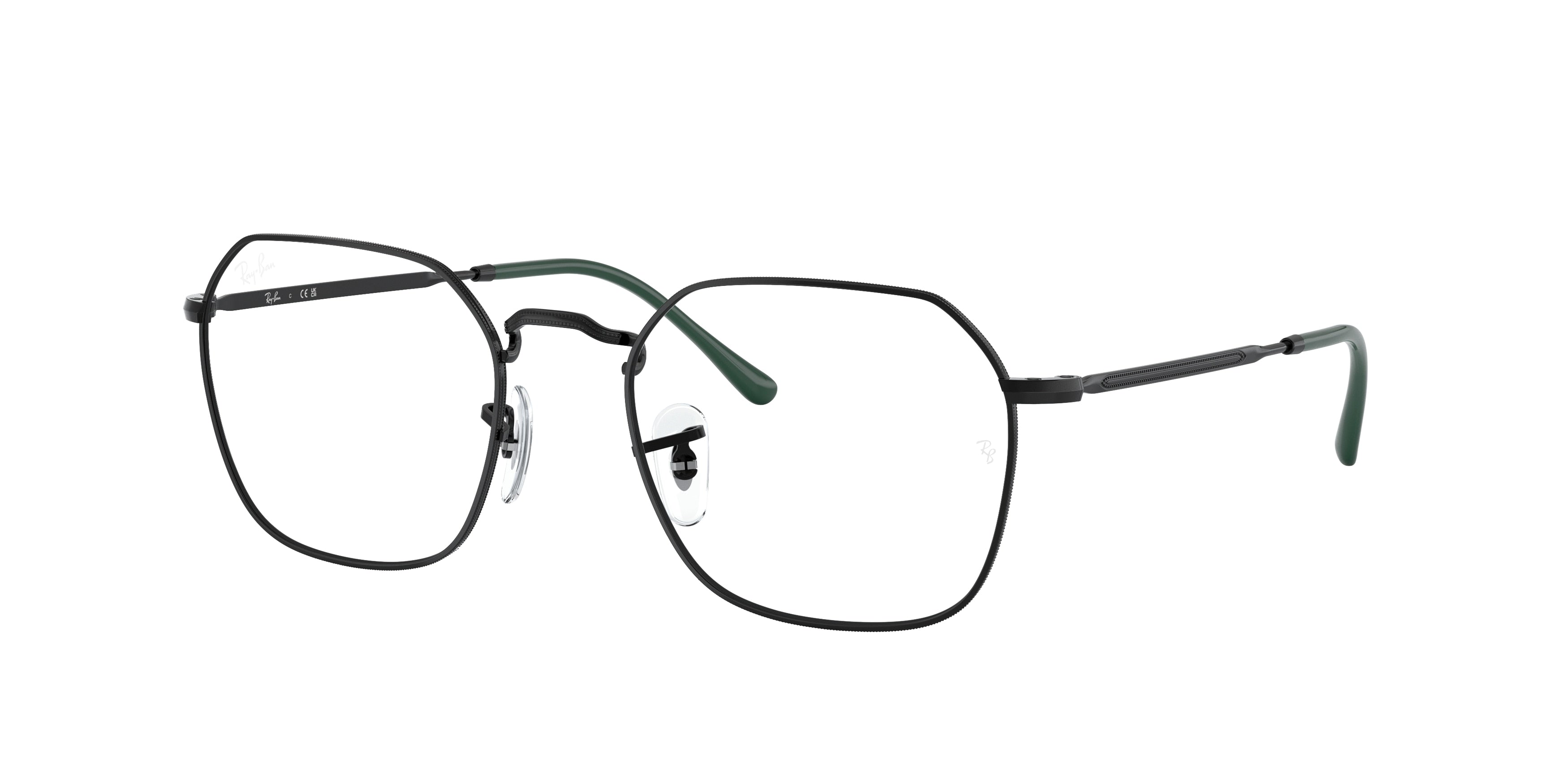 Ray-Ban Optical JIM RX3694V Irregular Eyeglasses  2509-Black 53-140-20 - Color Map Black