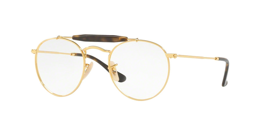 Ray-Ban Optical RX3747V Phantos Eyeglasses  2500-GOLD 47-21-140 - Color Map gold