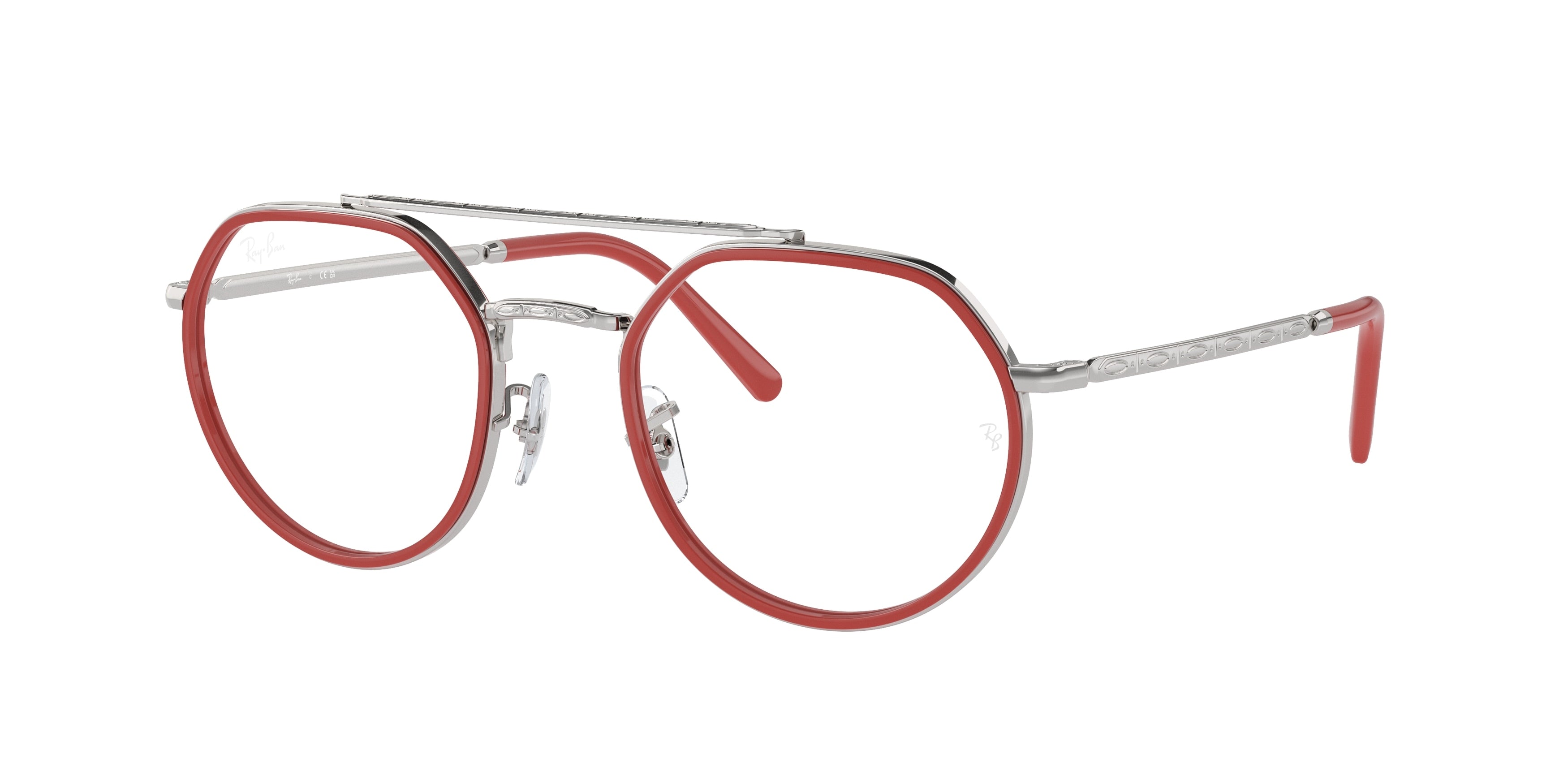 Ray-Ban Optical RX3765V Irregular Eyeglasses  2501-Silver 51-145-22 - Color Map Silver