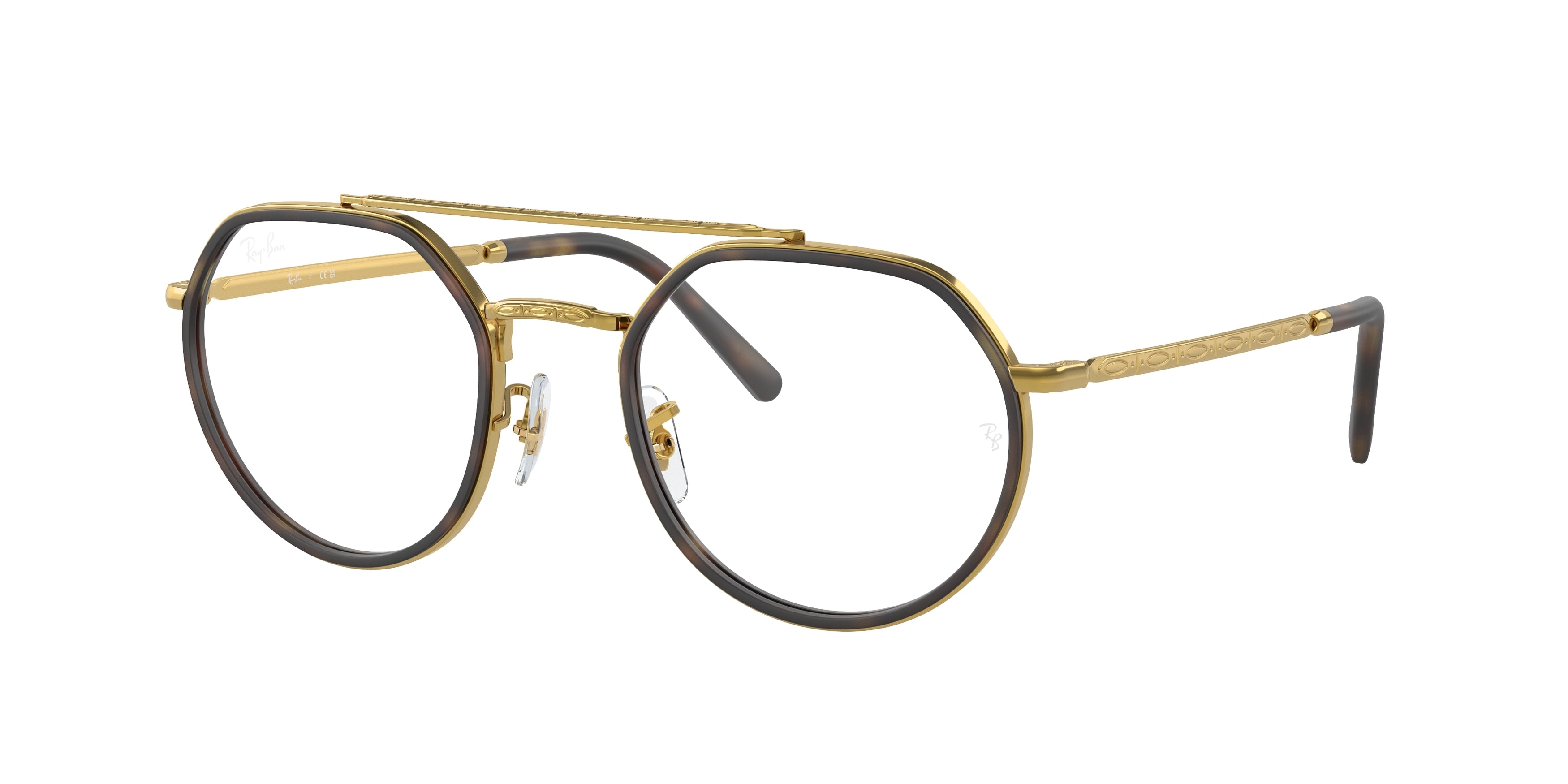 Ray-Ban Optical RX3765V Irregular Eyeglasses  3086-Legend Gold 51-145-22 - Color Map Gold