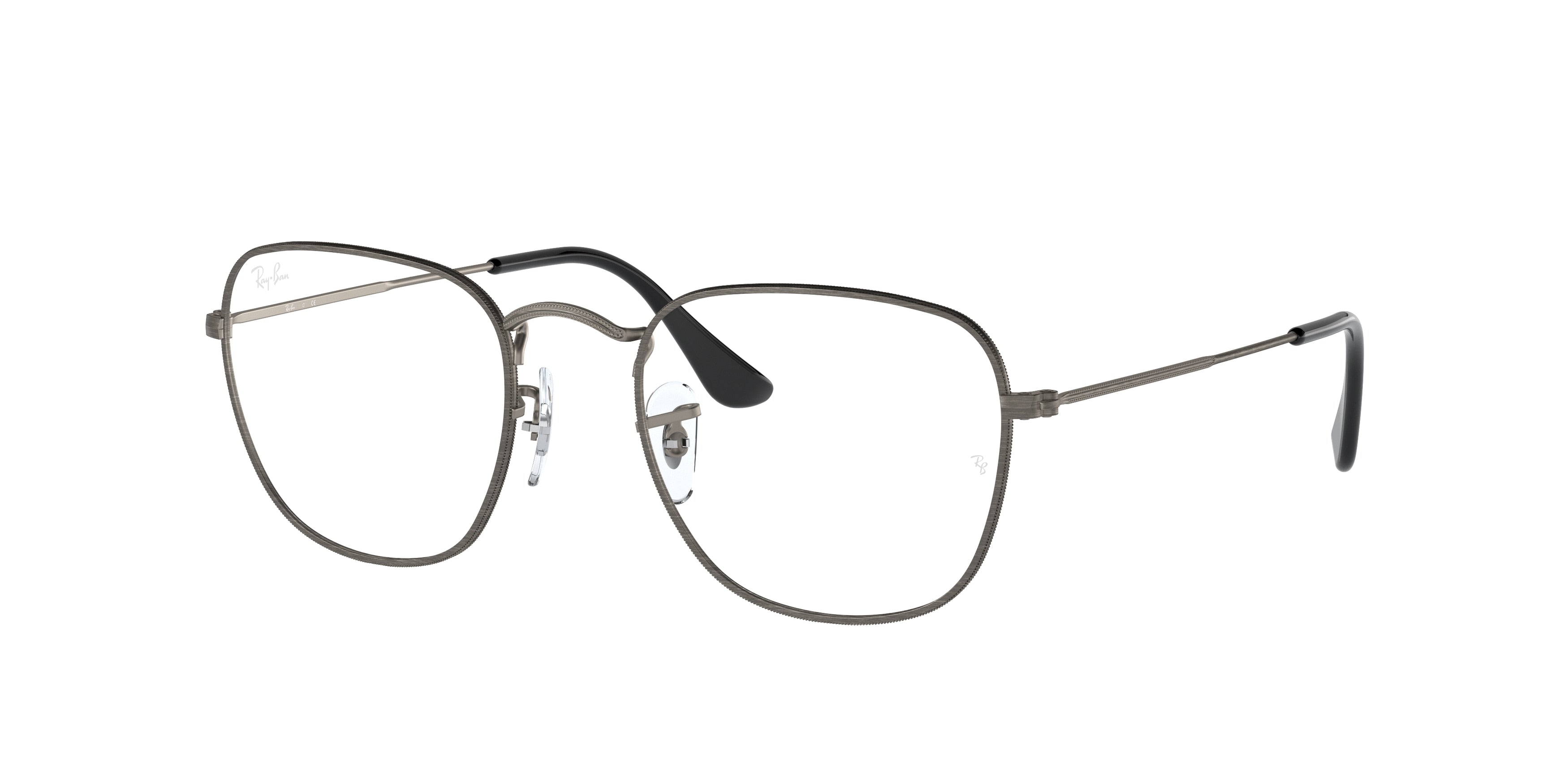 Ray-Ban Optical FRANK RX3857VF Square Eyeglasses  3118-Gunmetal 55-145-20 - Color Map Grey