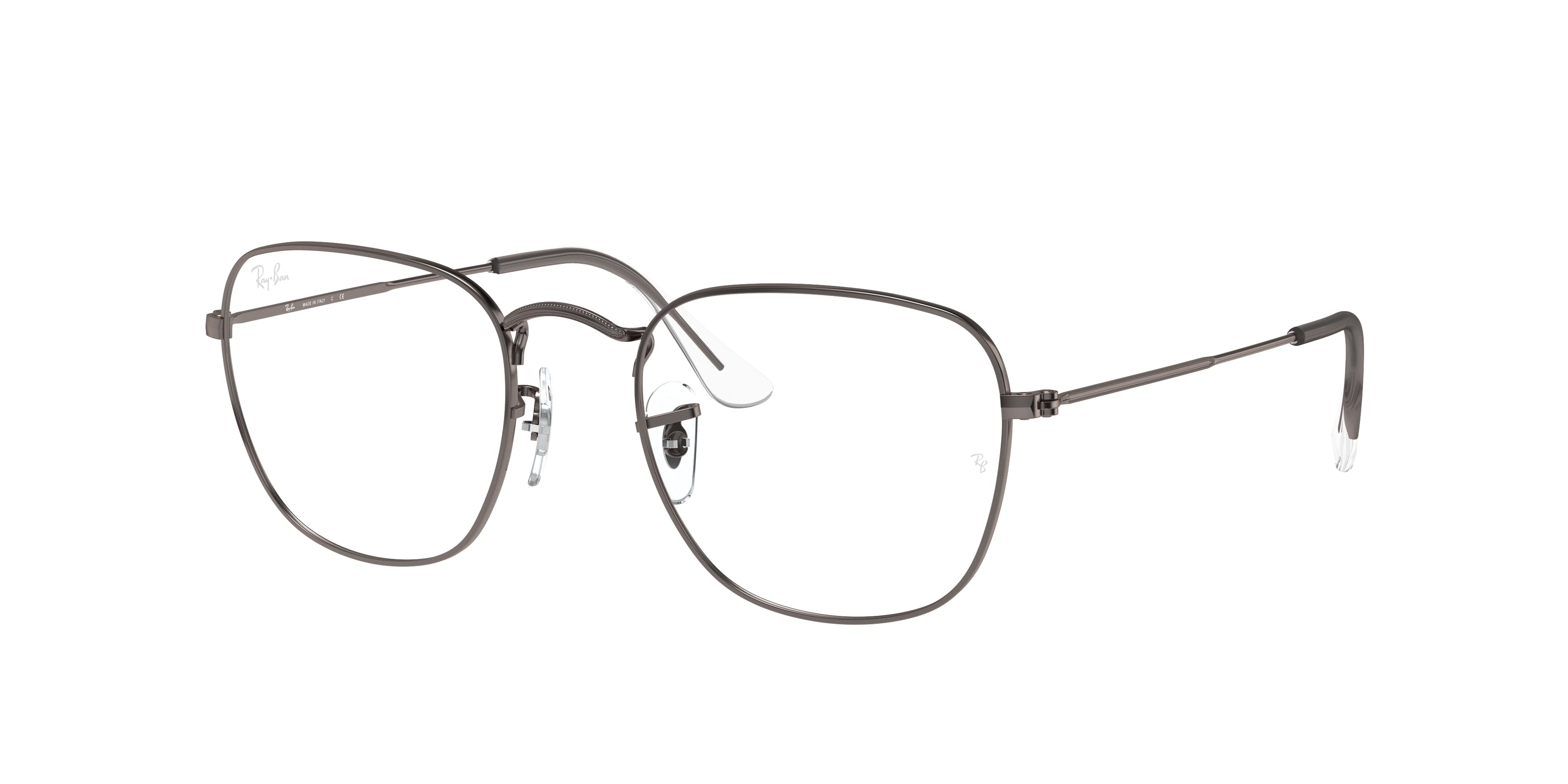 Ray-Ban Optical FRANK RX3857V Square Eyeglasses  2502-Gunmetal 54-145-20 - Color Map Grey